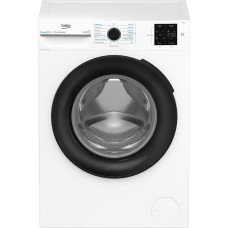 Пральна машина Beko фронтальна, 8кг, 1000, A, 55см, дисплей, інвертор, пара, білий