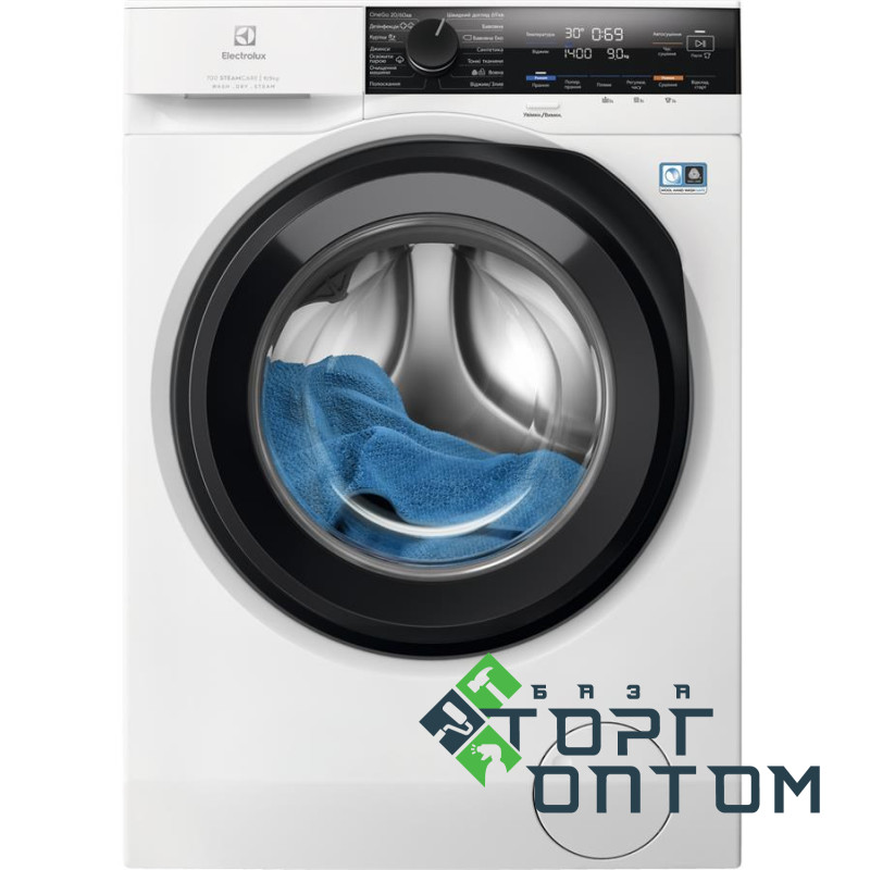 Прально-сушильна машина Electrolux фронтальна, 9(5)кг, 1400, D, 58см, дисплей, пара, інвертор, білий
