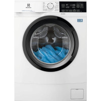 Стиральная машина Electrolux фронтальная, 6кг, 1200, A, 41см, дисплей, инвертор, белый