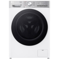 Прально-сушильна машина LG фронтальна, 9(5)кг, 1200, А, 48см, дисплей, пара, інвертор, EcoHybrid, білий