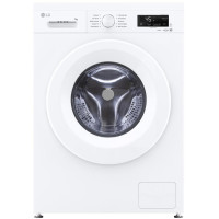 Стиральная машина LG фронтальная, 7кг, 1200, A, 44см, дисплей, пар, инвертор, белый