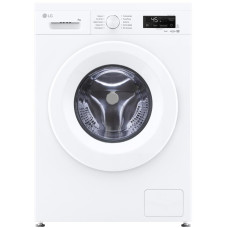 Пральна машина LG фронтальна, 7кг, 1200, A, 44см, дисплей, пара, інвертор, білий