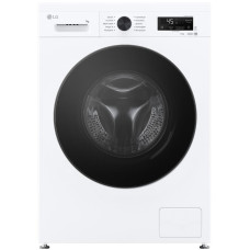 Пральна машина LG фронтальна, 7кг, 1200, A, 44см, дисплей, пара, інвертор, білий