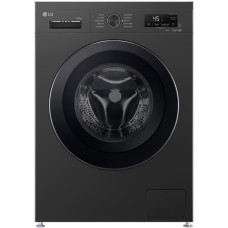 Пральна машина LG фронтальна, 6.5кг, 1200, В, 44см, дисплей, пара, інвертор, чорний