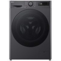 Пральна машина LG фронтальна, 9кг, 1200, A, 48см, дисплей, пара, інвертор, чорний