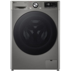 Пральна машина LG фронтальна, 9кг, 1200, A, 48см, дисплей, пара, інвертор, сріблястий