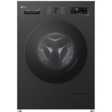 Пральна машина LG фронтальна, 9кг, 1400, A, 55см, дисплей, пара, інвертор, чорний