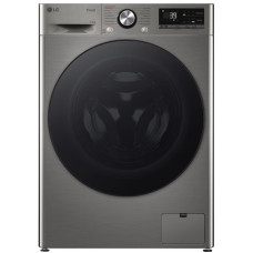 Пральна машина LG фронтальна, 11кг, 1400, A, 57см, дисплей, пара, інвертор, сріблястий