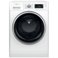 Пральна машина Whirlpool фронтальна, 11кг, 1400, A, 60см, дисплей, пара, інвертор, люк чорний, білий