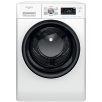 Пральна машина Whirlpool фронтальна, 9кг, 1400, A, 60см, дисплей, пара, інвертор, люк чорний, білий
