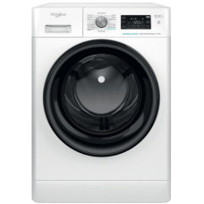 Пральна машина Whirlpool фронтальна, 9кг, 1400, A, 60см, дисплей, пара, інвертор, люк чорний, білий
