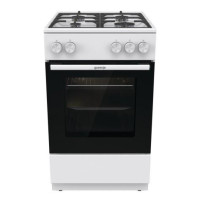 Плита Gorenje газова, 70л, 50x60см, чугун, белый