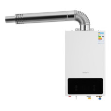 Комплект газовая колонка ARDESTO HB02 10л/мин 20кВт турбированная Low NOx с дымоходом