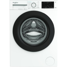 Пральна машина Whirlpool фронтальна, 7кг, 1200, A, 49.6см, дисплей, пара, інвертор, люк чорний, білий