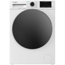 Пральна машина Whirlpool фронтальна, 7кг, 1200, A, 49.6см, дисплей, пара, інвертор, люк чорний, білий