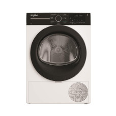 Сушильна машина Whirlpool тепловий насос, 7кг, A+++, 54,3см, дисплей, інвертор, люк чорний, білий