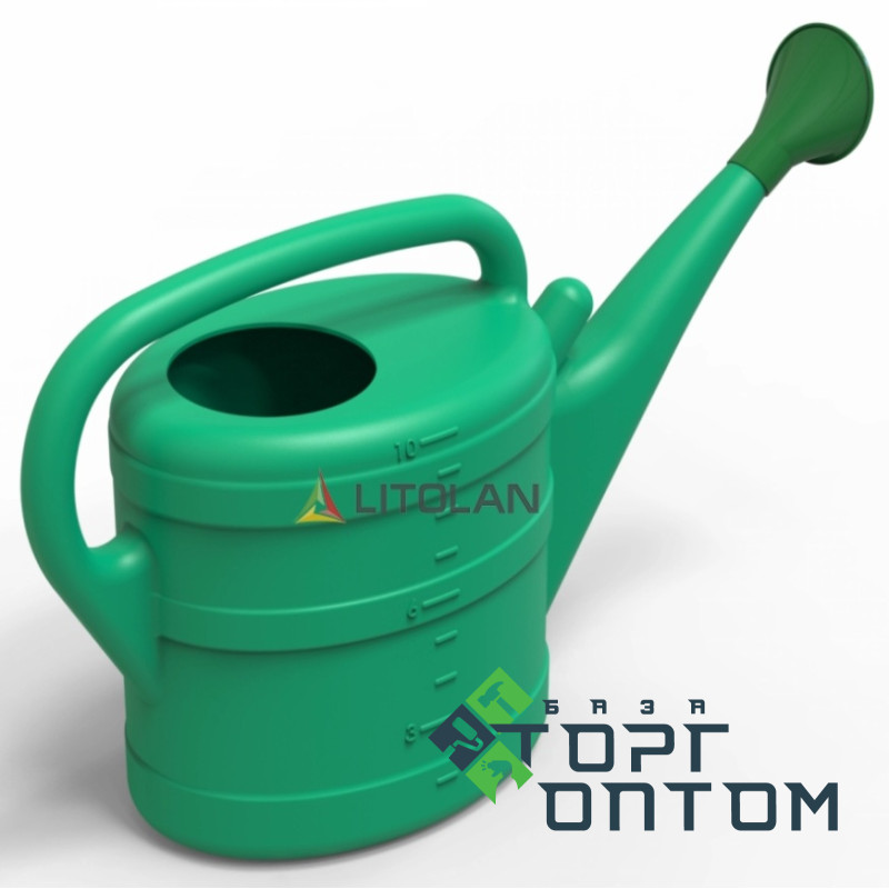 Лейка пластмассовая садовая (LITOLAN) 10л