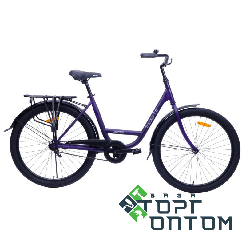 Велосипед 26" Жіночий " лелека" 1.0 ТРАКЕР (КОЛІР ФІОЛЕТОВИЙ)