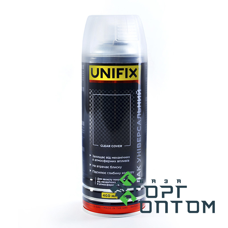 Лак акриловый универсальный "UNIFIX" Лак Прозрачный Матовый 400мл