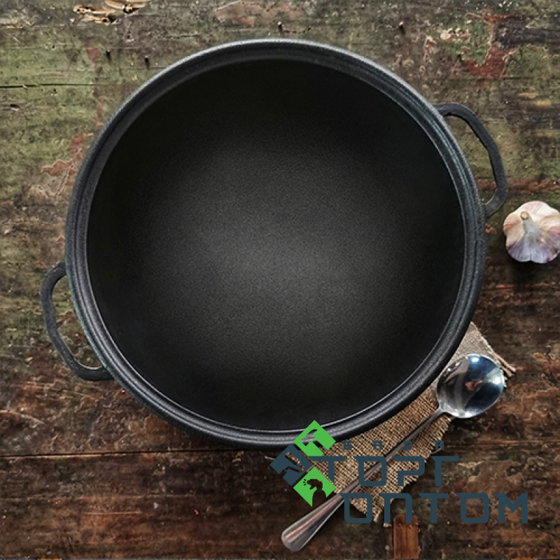 Казан чугунный узбекский "WOK" 8л