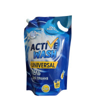 Гель для стирки 2кг дой-пак ACTIVE WASH UNIVERSAL