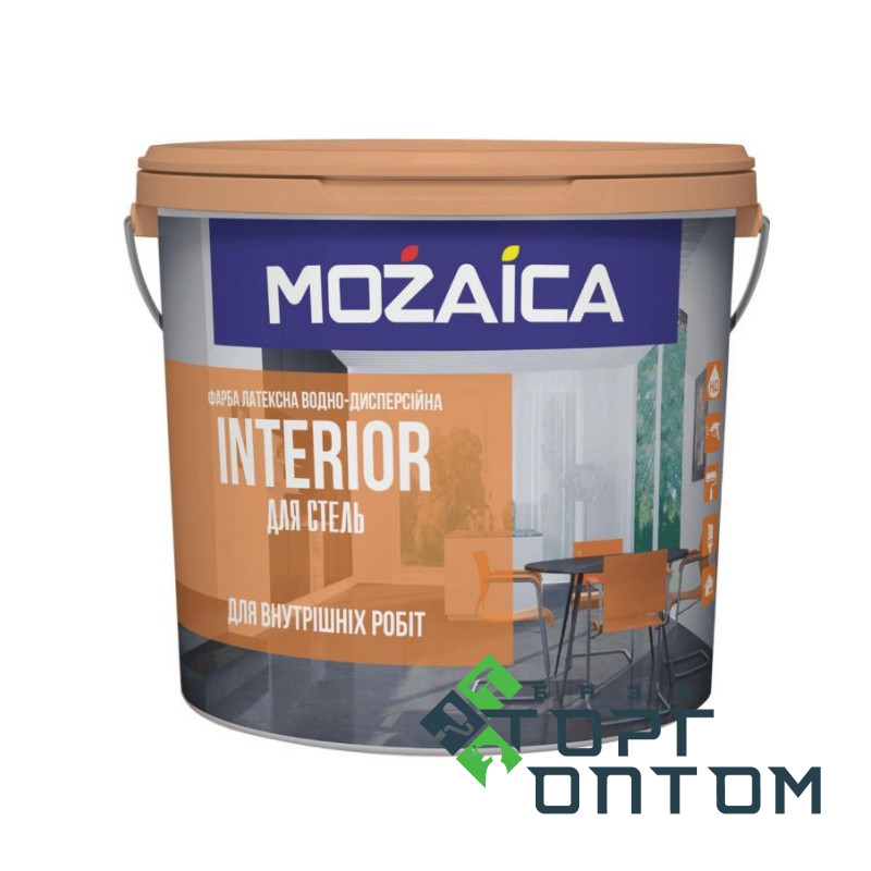 Краска для дома внутри В/Э "MOZAICA" "INTERIOR" 4,0кг