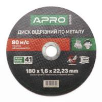 Круг Отрезной по металлу "APRO" (10шт/уп) 180*1,6
