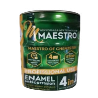 Грунт-Эмаль 4в1 "MAESTRO" 2,8кг черная