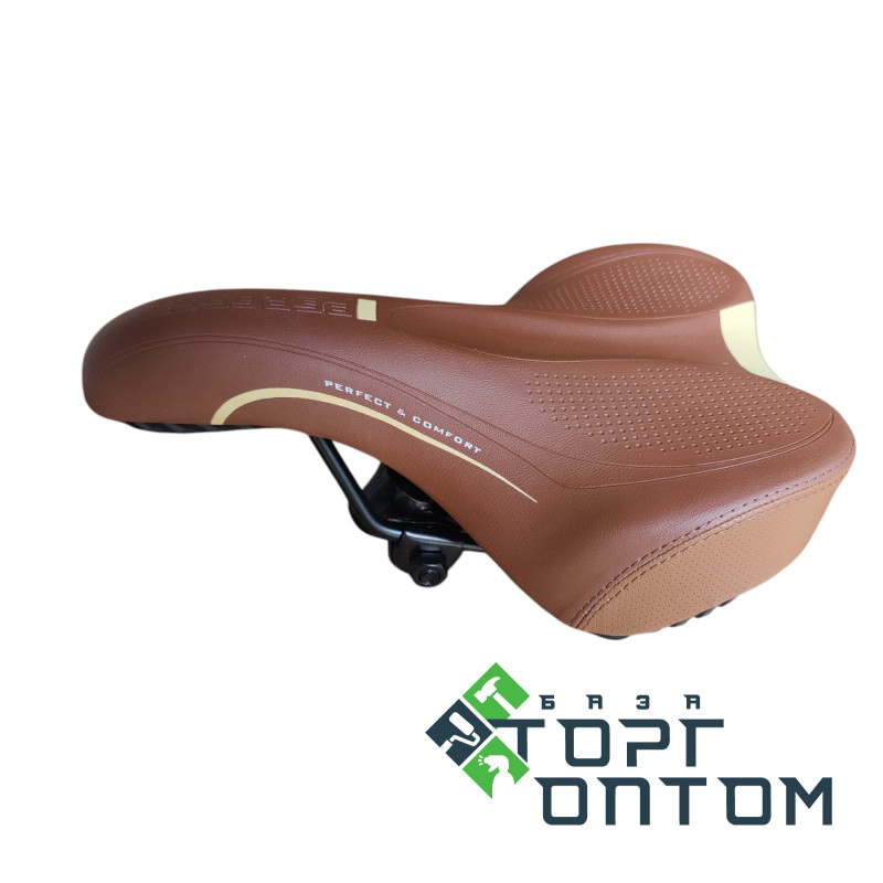 Седло для Велосипеда 28" "Perfect" коричневое "General"