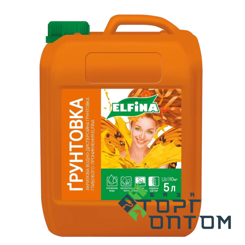 Грунтовка глибокого проникнення "ELFINA" 5,0 л