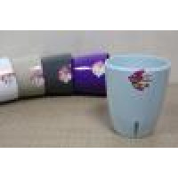 Горшок для цветов с вставкой "ORCHIDEA TWIN" (Цветной ассортимент) 2,0л
