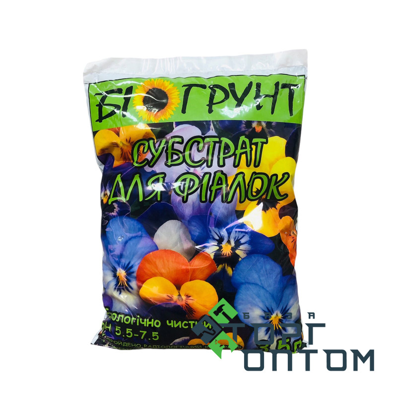 Торфяной субстрат для фиалок 3,5л "Биогрунт"