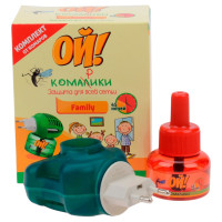 Набор Фумигатор + жидкость 45 ночей "Ой! Комарики"