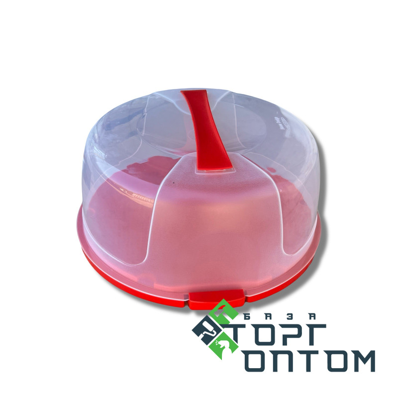 Тортовница пластик круглая Высокая "Cake Box"