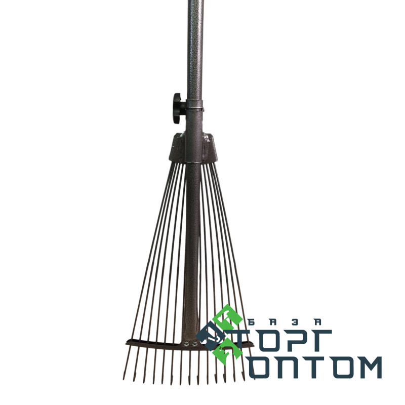 Грабли веерные прутковые (Порошок) Раздвижные с ручкой