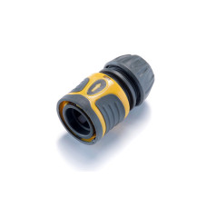 Коннектор быстросьемный прорезиненный 1/2" для шланга 1/2" "СИЛА"