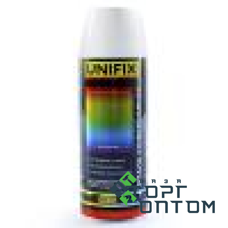 Краска акриловая аэрозольная баллон RAL 9003 "UNIFIX" Белый матовый 400мл