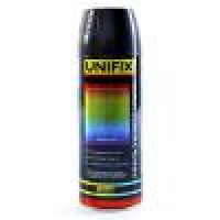 Краска акриловая аэрозольная баллон RAL 9005 "UNIFIX" Черный глянец 400мл