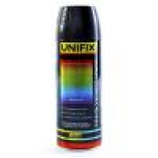 Фарба акрилова аерозольна балон RAL 9005 "UNIFIX" Чорний глянець 400мл