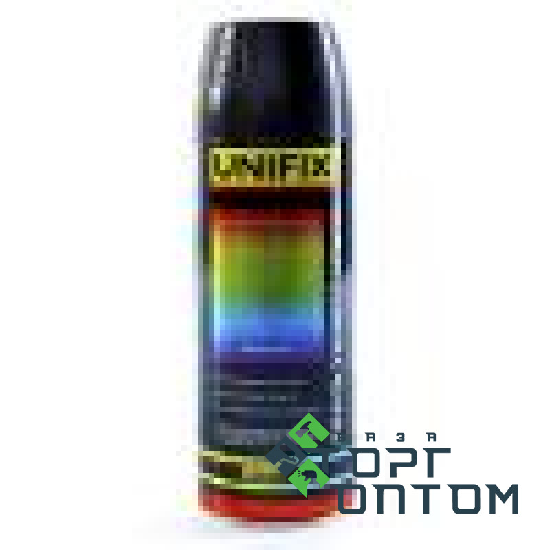 Краска акриловая аэрозольная баллон RAL 9005 "UNIFIX" Черный глянец 400мл