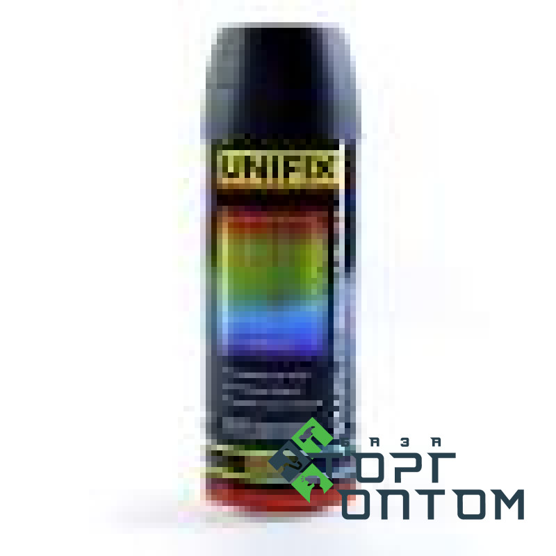 Краска акриловая аэрозольная баллон RAL 9005 "UNIFIX" Черный матовый 400мл