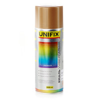 Фарба акрилова аерозольна балон RAL 1036 "UNIFIX" Золото 400мл
