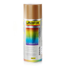 Фарба акрилова аерозольна балон RAL 1036 "UNIFIX" Золото 400мл
