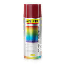 Фарба акрилова аерозольна балон RAL 3005 "UNIFIX" Вино червоний 400мл