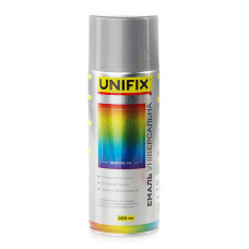 Фарба акрилова аерозольна балон RAL 9006 "UNIFIX" Срібло 400мл