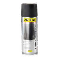 Краска акриловая аэрозольная баллон "UNIFIX" Грунт черный 400мл