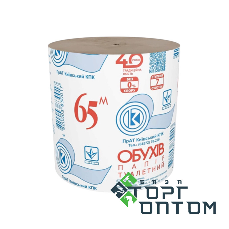 Папір туалетний Обухів (8шт)