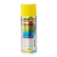 Фарба акрилова аерозольна балон RAL 1023 "UNIFIX" Жовтий 400мл
