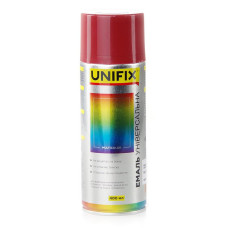 Фарба акрилова аерозольна балон RAL 3001 "UNIFIX" Червоний сигнальний 400мл