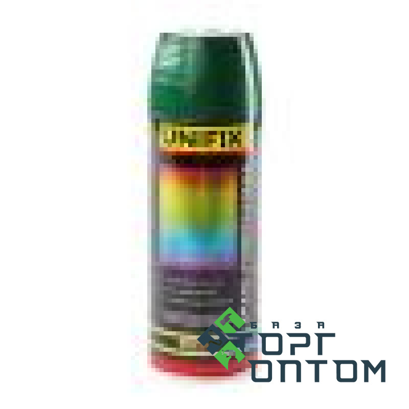 Краска акриловая аэрозольная баллон RAL 6005 "UNIFIX" Зеленый мох 400мл